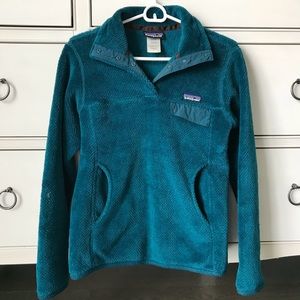 Dark Aqua Women’s Patagonia Fleece Pullover Jacket